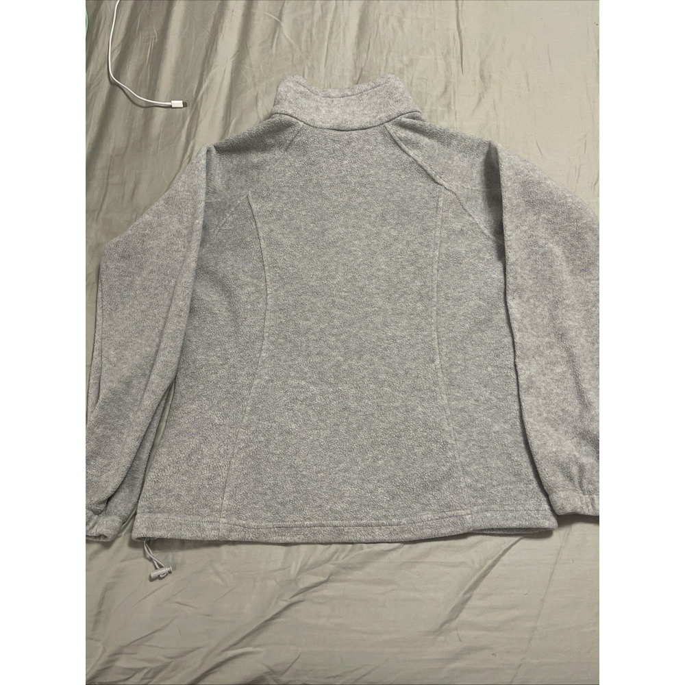 Columbia Women's Gray Solid Full Zip Jacket w/ Pockets Long Sleeve Size M - Picture 7 of 7